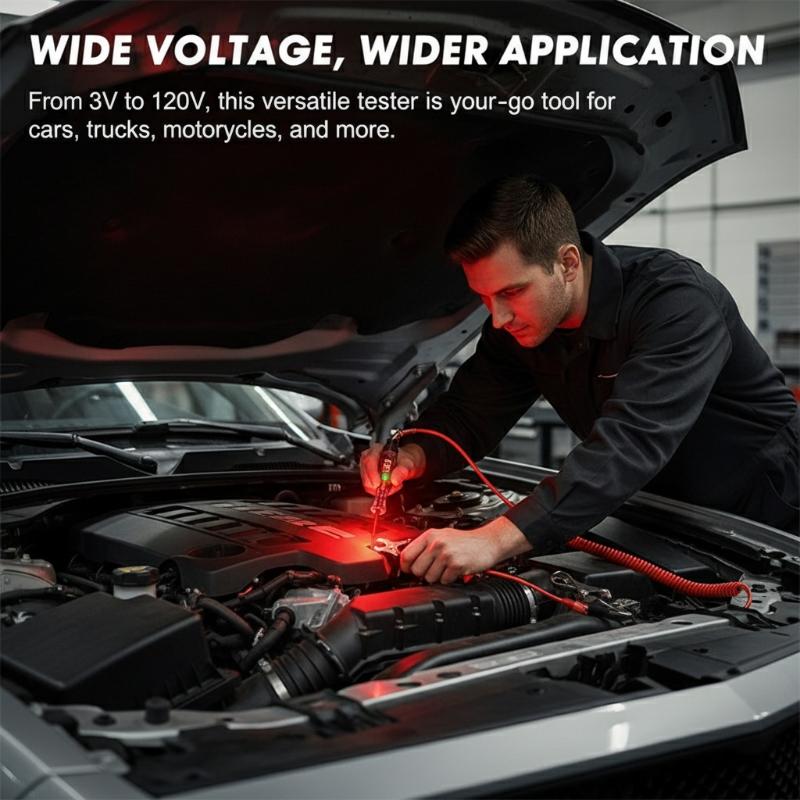 Workshop Tools Uses - 3V 120V Voltage Tester Pen Digital