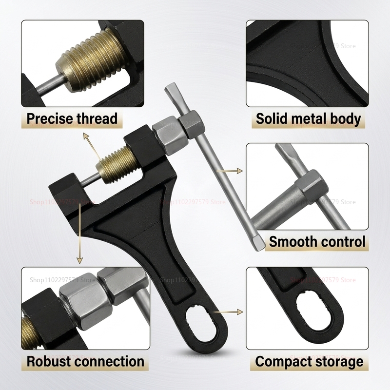 Tools For Motorcycle Workshop - Universal Motorcycle Chain Breaker Tool Link