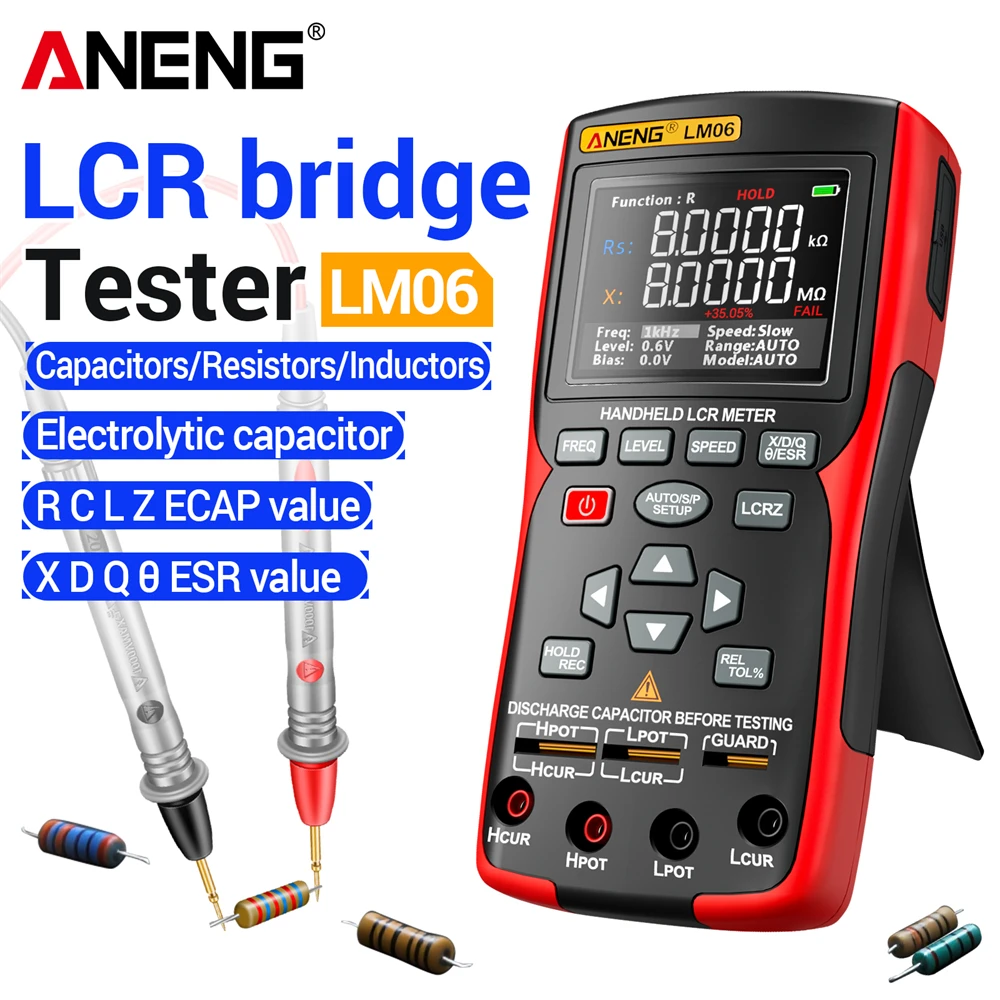 Tools For Electronic Workshop - LM06 LCR Bridge Meter Electronic ESR