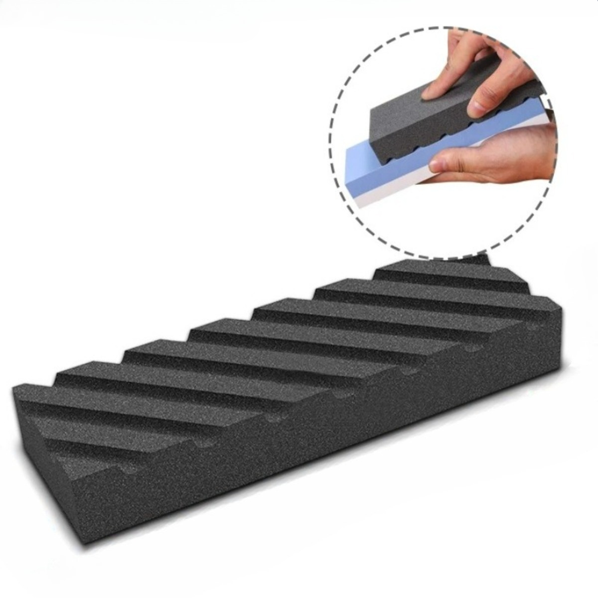 Sharpening Stone Whetstone - 18x6cm Professional Whetstone White Corundum Dual