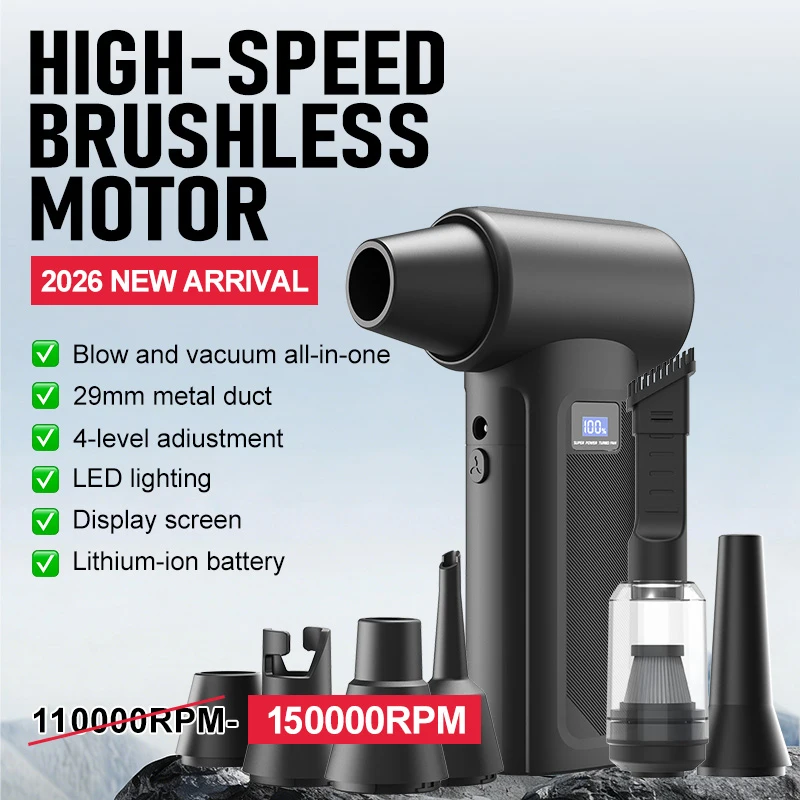 Tools For Electronic Workshop - Cordless Turbo Fan Blower 150000RPM Portable