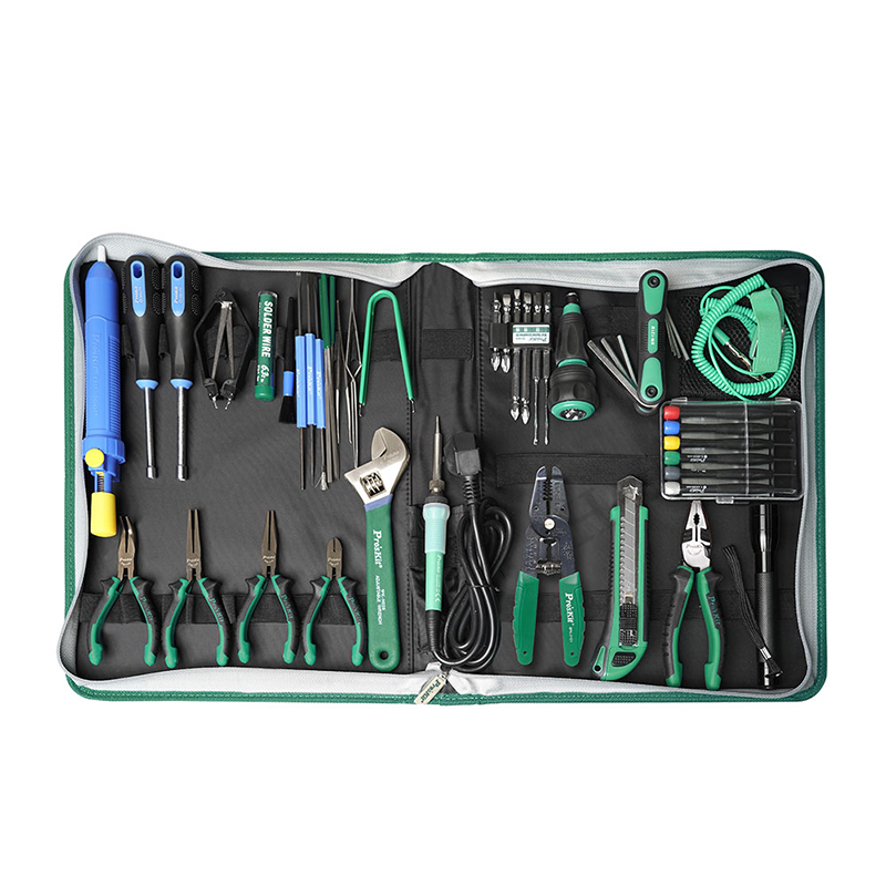 Tools For Electronic Workshop - 52Pcs Pro'sKit PK-2002B Home Electronics Electrician