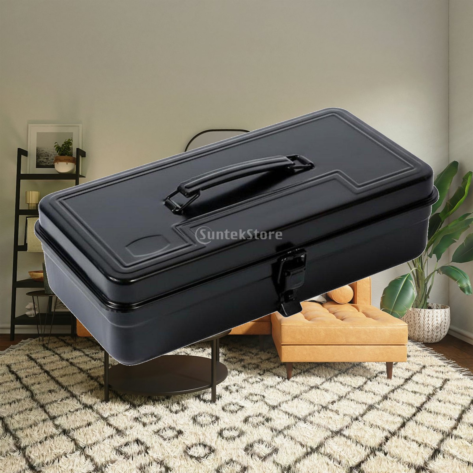 Car Workshop Tools Equipment - Iron Toolbox Thickened Mechanical Tool Chest