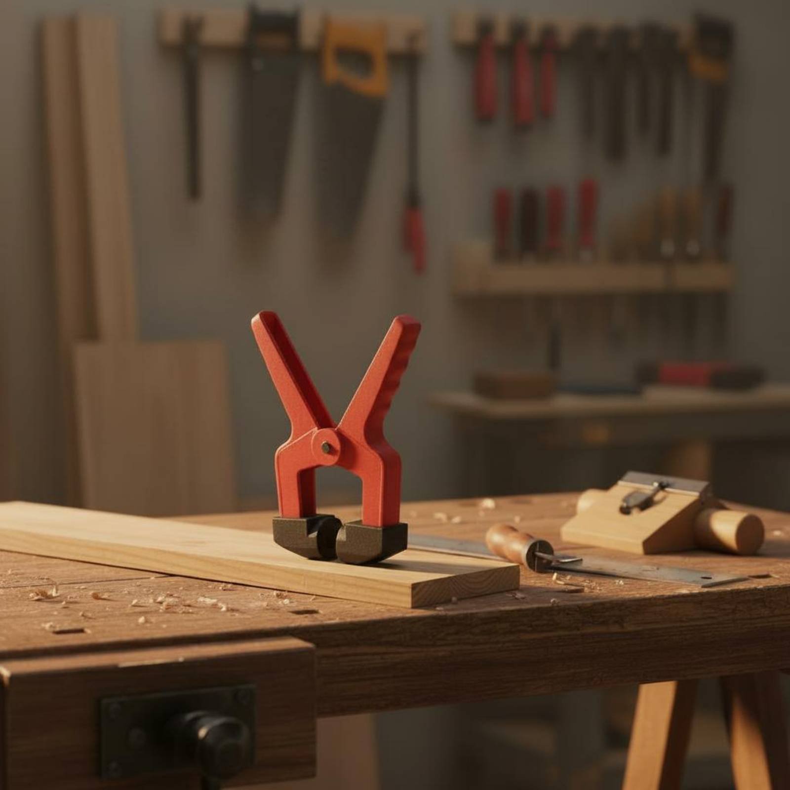 Triangular Clamp Clamp Red Col - Tools For Woodworking Workshop review and price