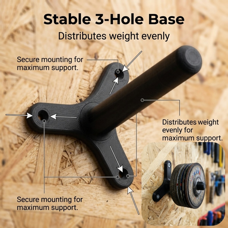 1Pcs Wall Mount Grinder Holder - Workshop Tools Wall review and price