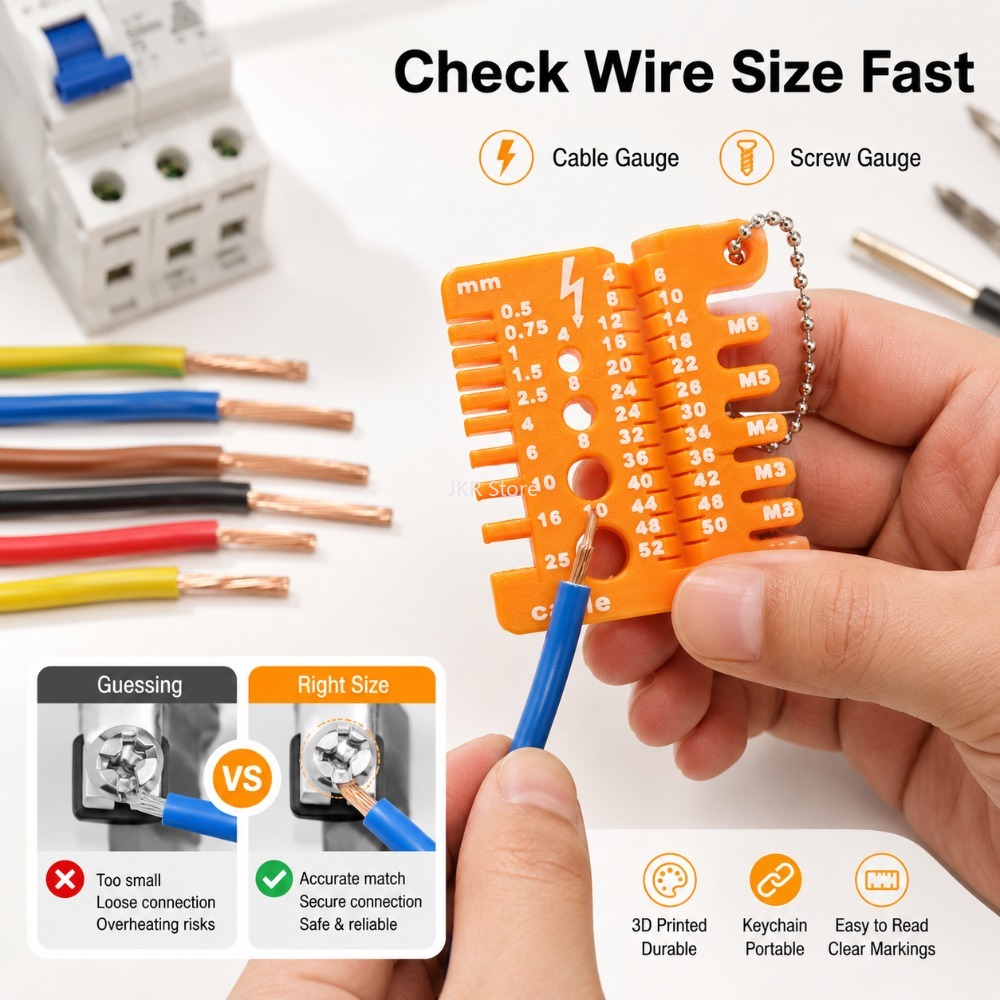 Double Sided Wire Gauge Screw  - Workshop Tools Uses review and price