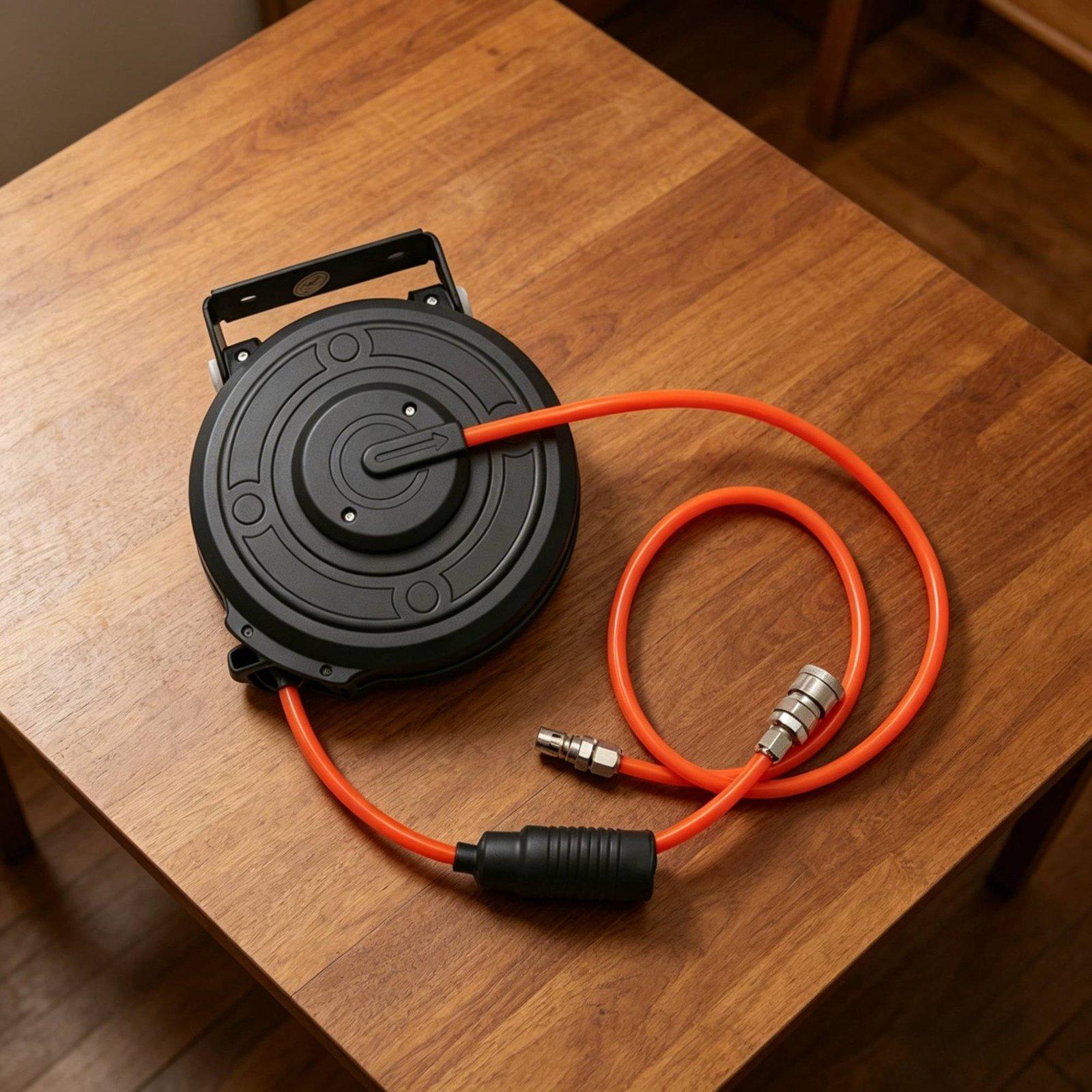 Retractable Pneumatic Air Hose - Tools In Workshop review and price