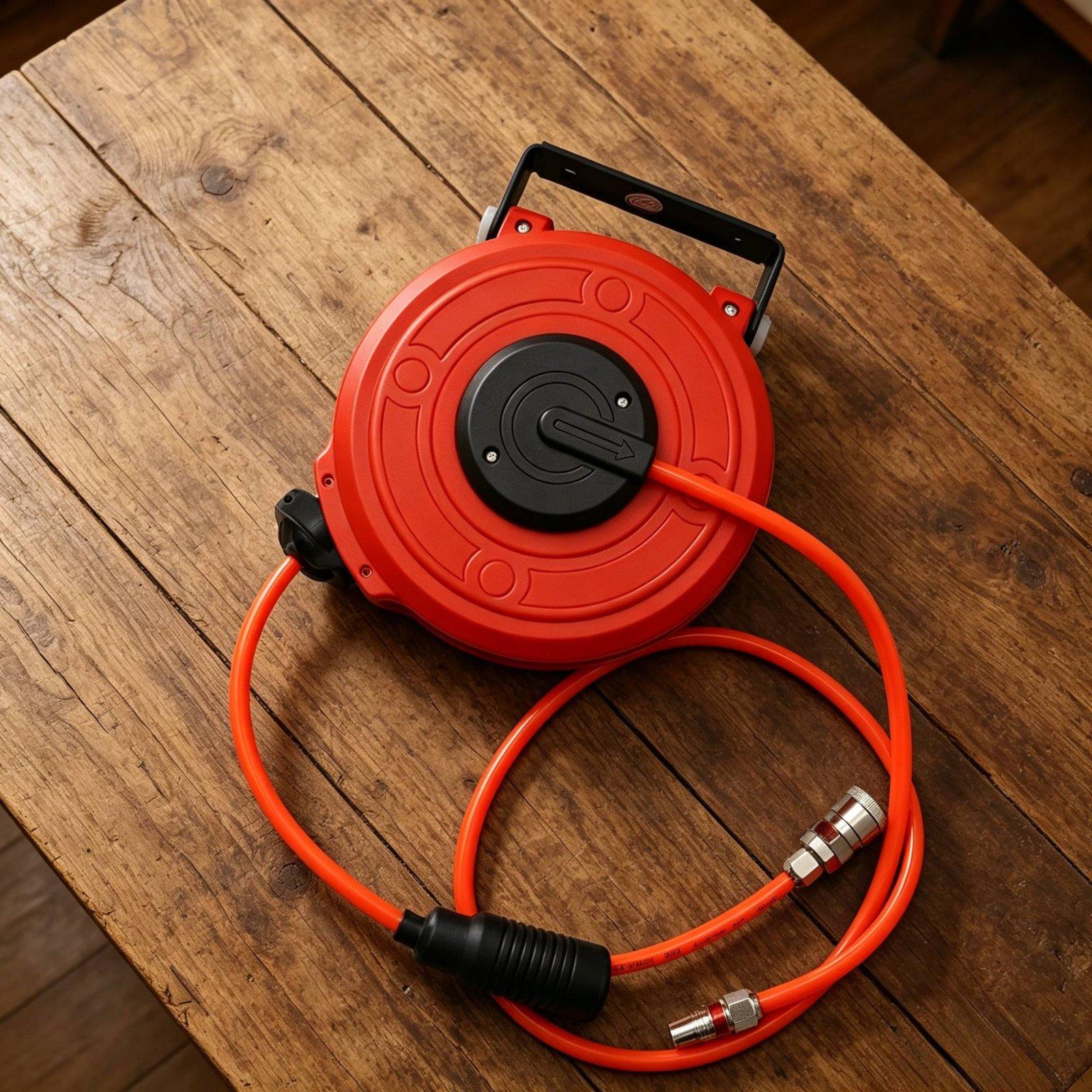 Retractable Pneumatic Air Hose - Tools In Workshop review and price