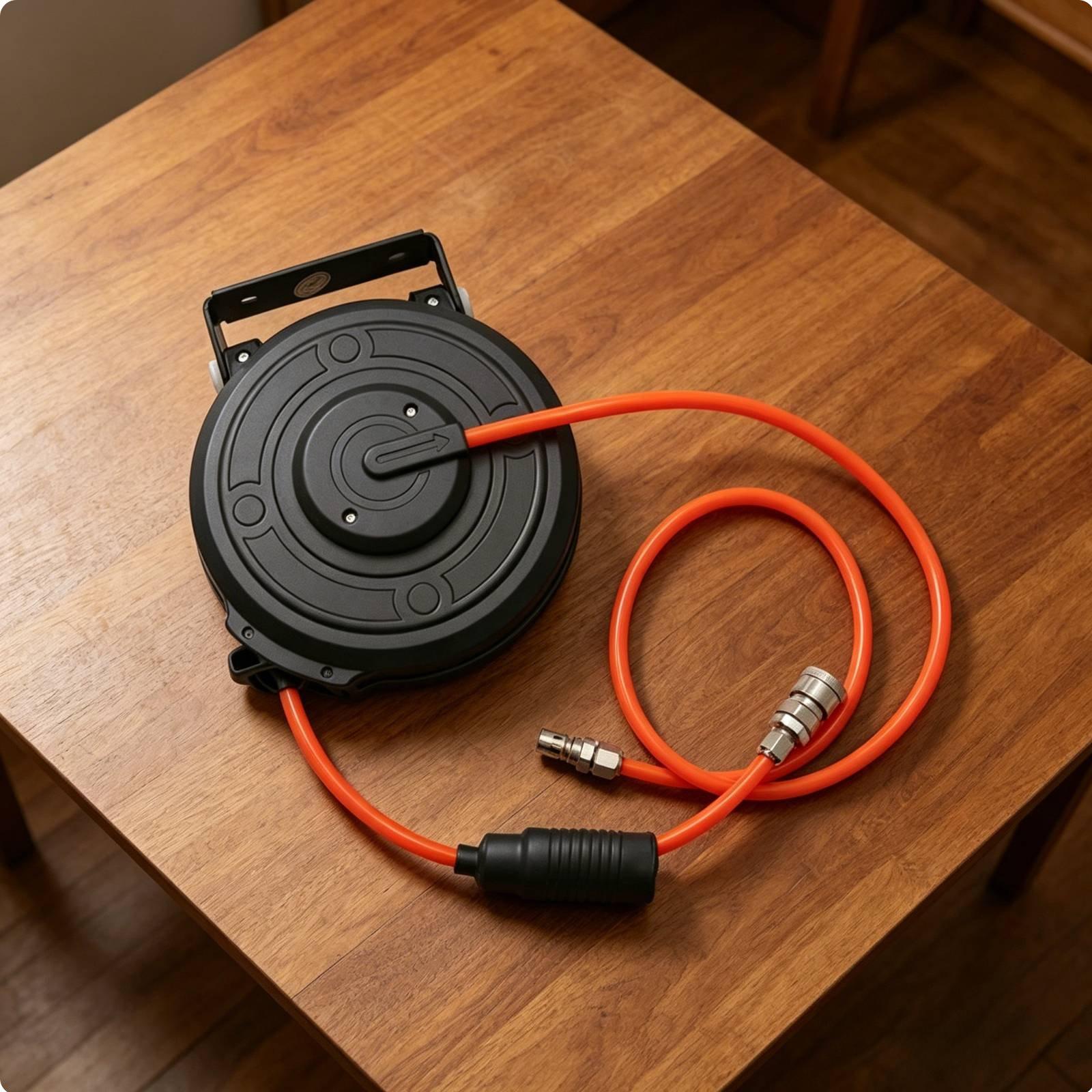 Retractable Pneumatic Air Hose - Tools In Workshop review and price