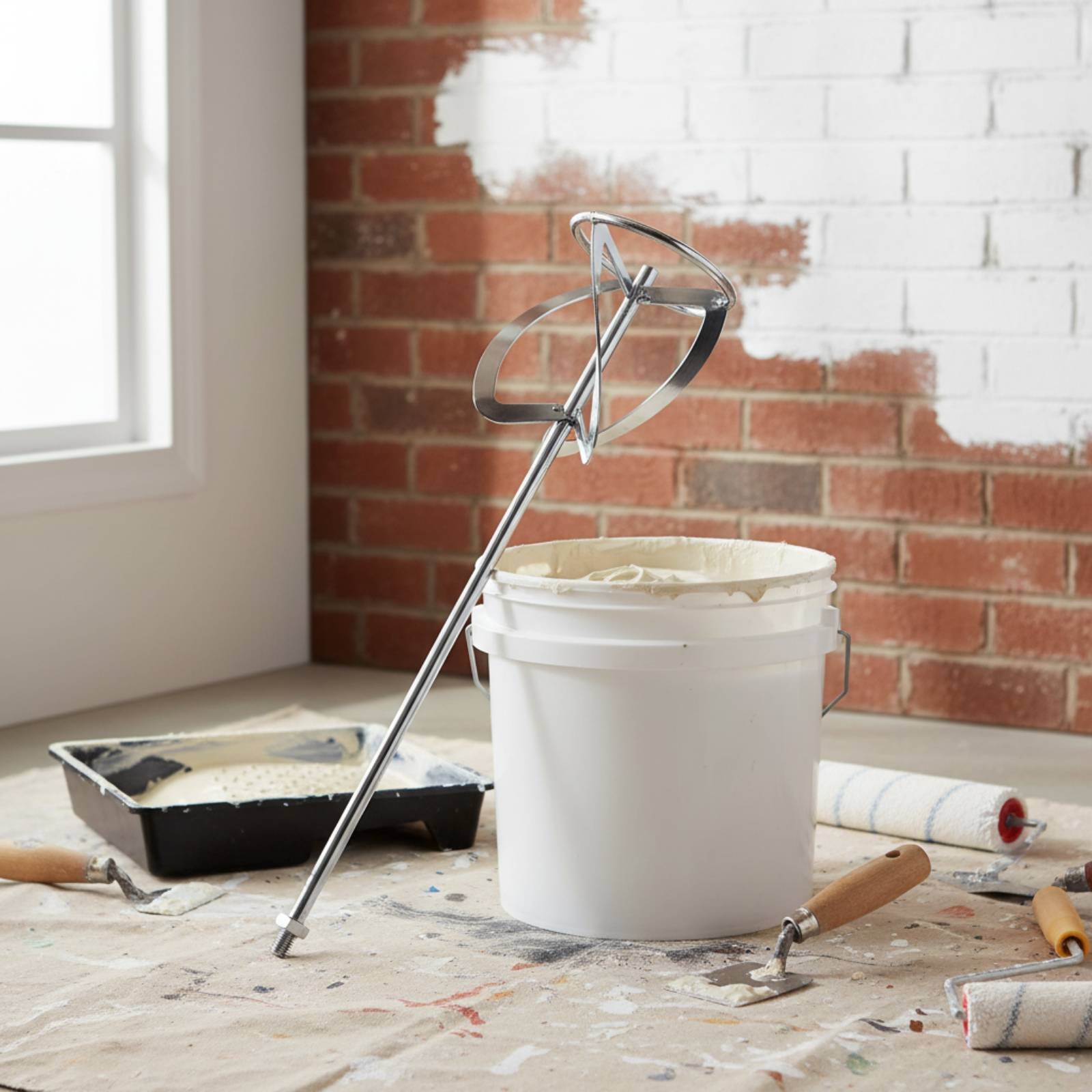 Cement Blender Paddle Sturdy D - Workshop Tools Uses review and price