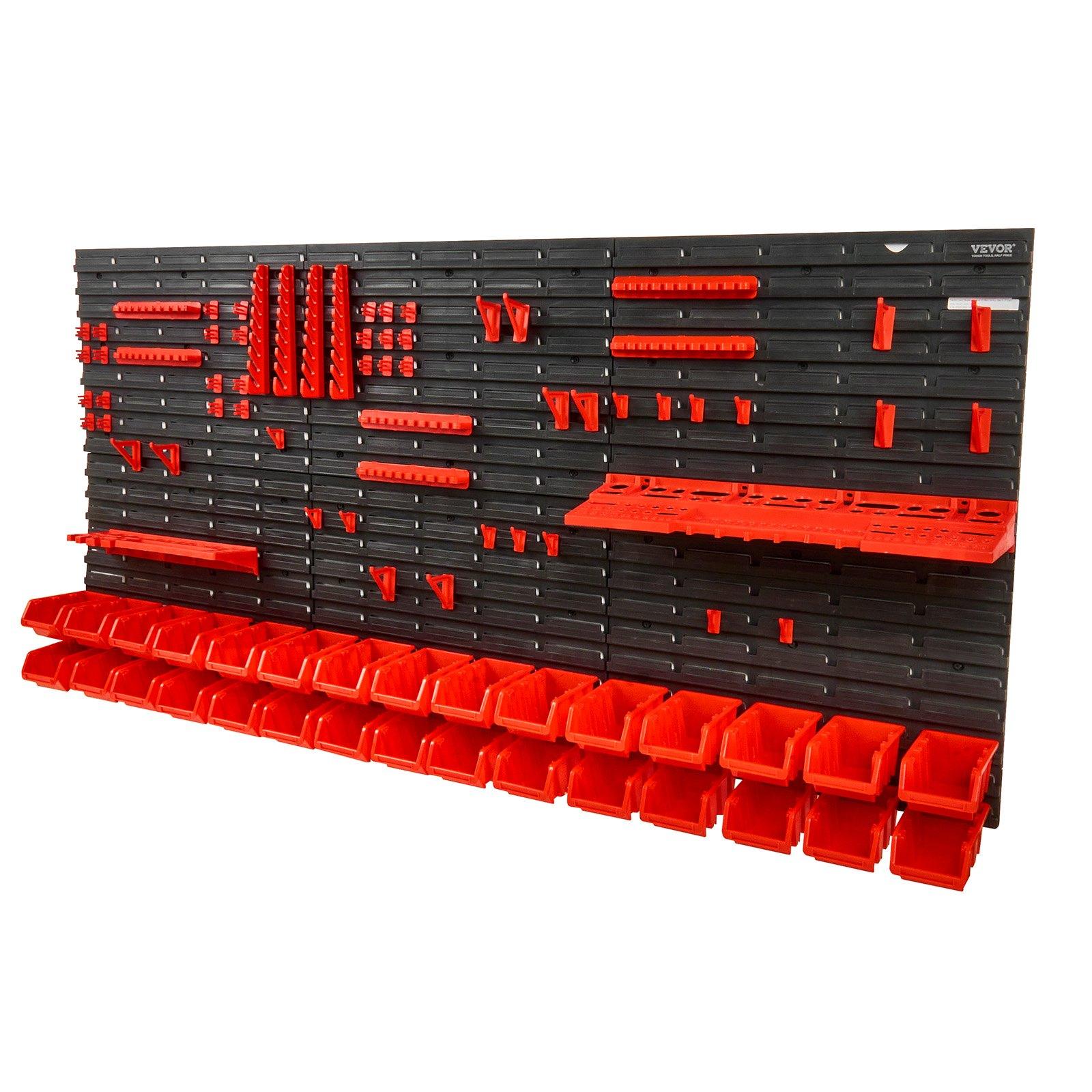 Wall Mounted 30-Bin Plastic Pa - Workshop Tools Wall review and price