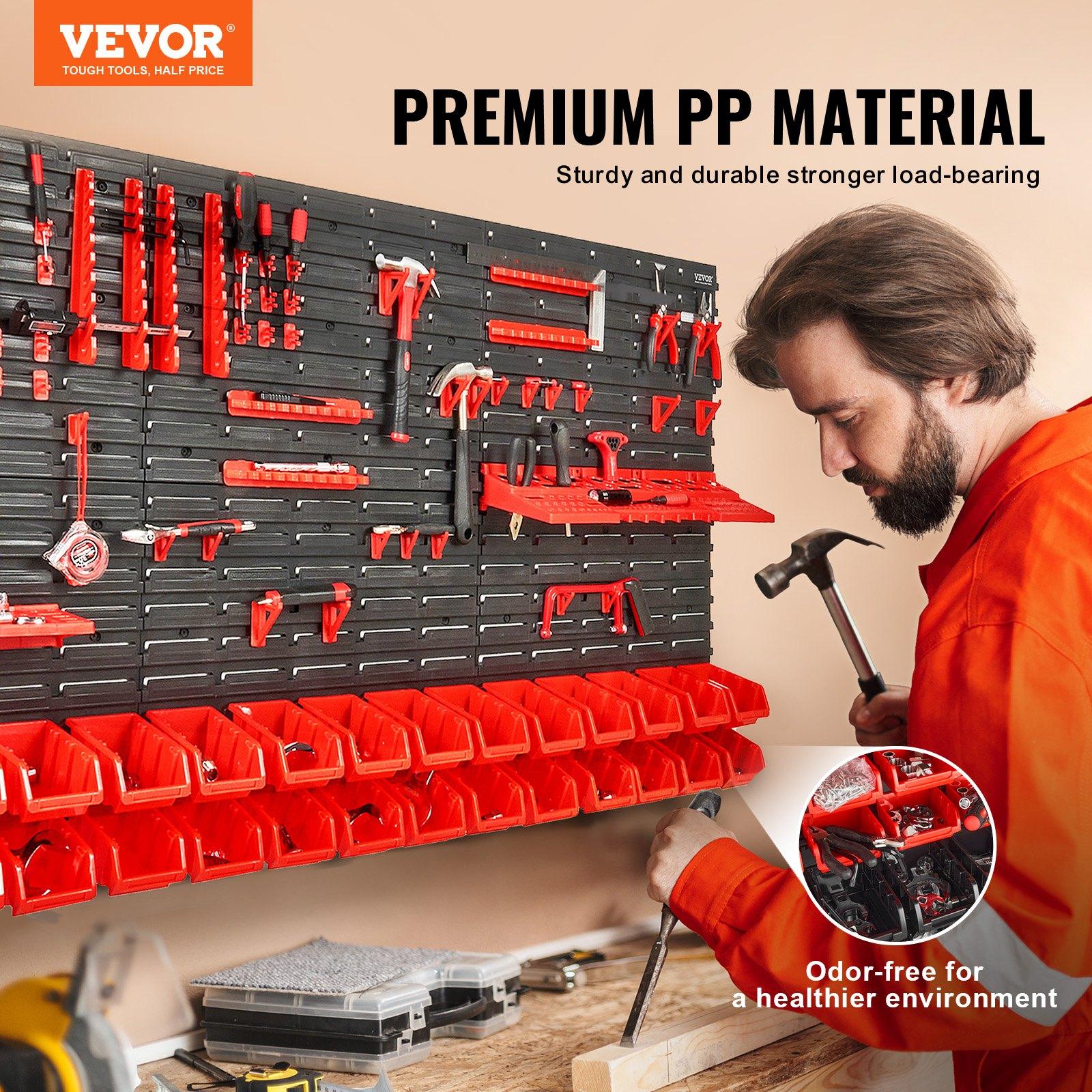 Wall Mounted 30-Bin Plastic Pa - Workshop Tools Wall review and price