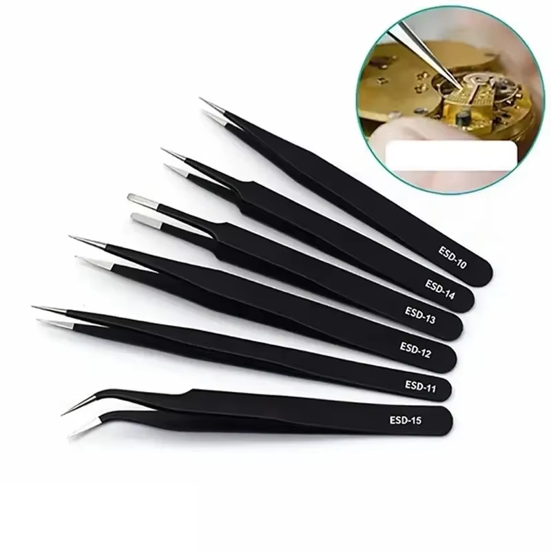 Precision Tweezers Set ESD Ant - Tools For Electronic Workshop review and price