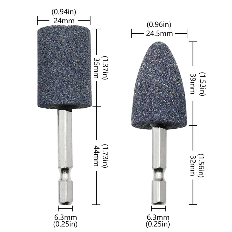 2Pcs Hexagonal Shank Grinding  - Sharpening Stone Whetstone review and price