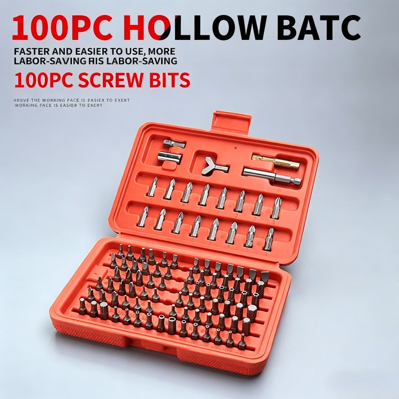 100PCS Screwdriver Bit Set, Ho - Workshop Tools Uses review and price