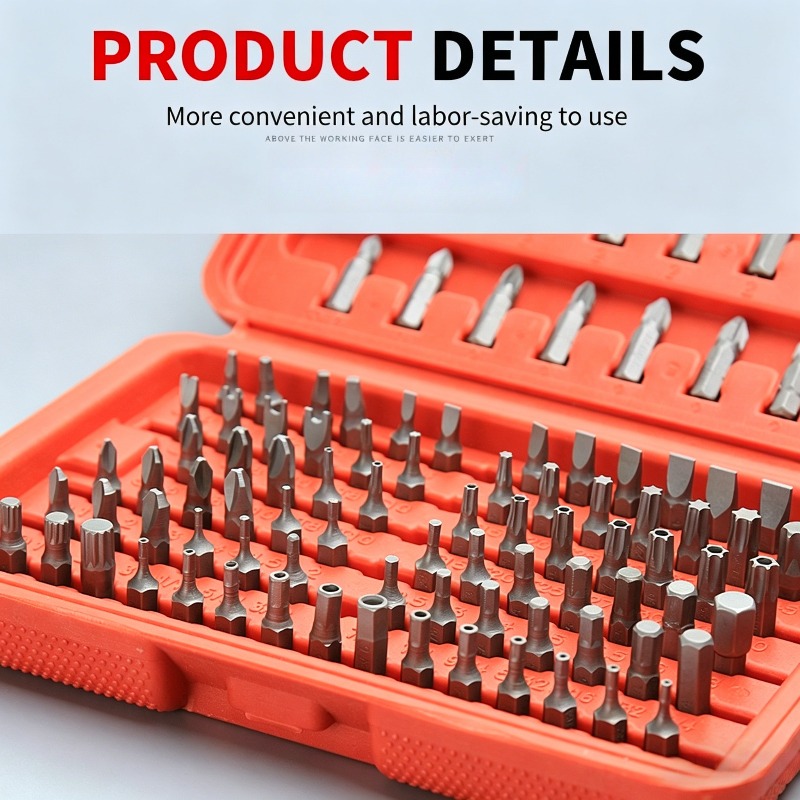 100PCS Screwdriver Bit Set, Ho - Workshop Tools Uses review and price
