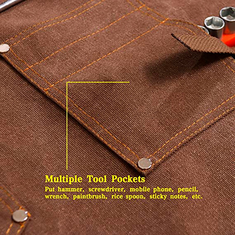 Heavy Duty Canvas Apron Custom - Workshop Tools Logo review and price