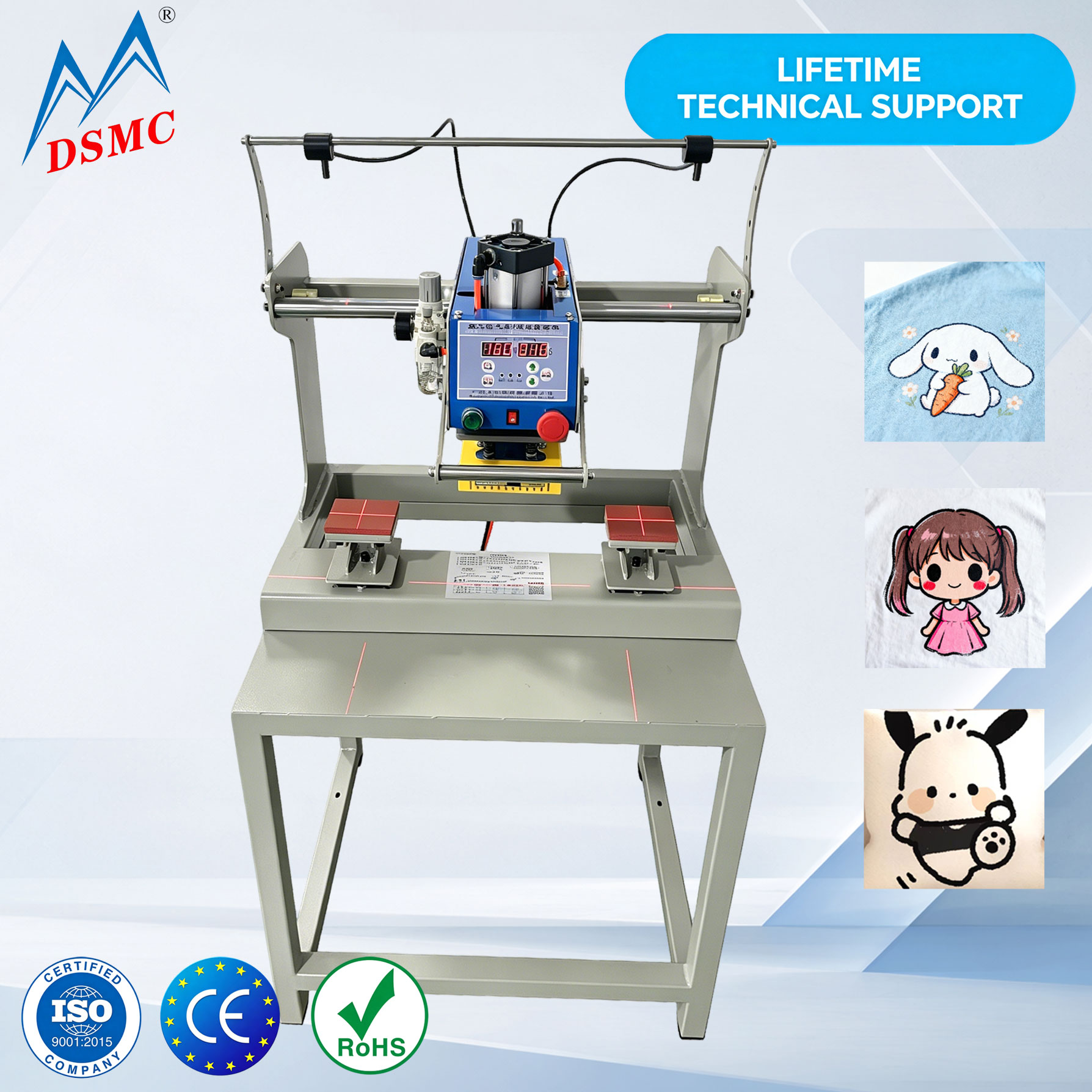 Double Station Heat Press Mach - Workshop Tools Logo review and price